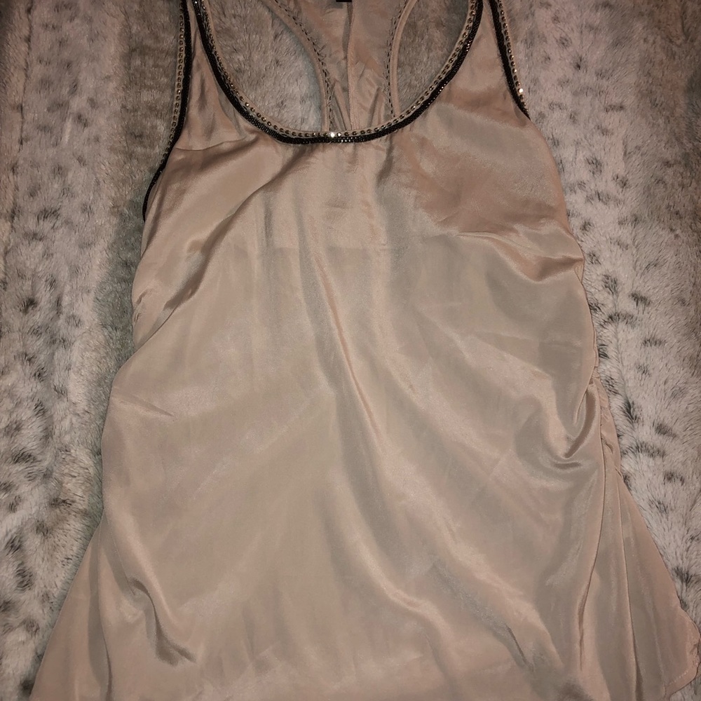 Bebe Racerback Embellished Tank Top - Picture 2 of 5